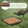 Zemní podnos na krmítko pro ptáky Krmítko pro ptáky z kovaného železa,Kovové pletivo pro krmítko pro ptáky