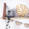 1 Pcs Nordic Wooden Monstera Leaf Wall Ornament Kids Room Bedroom Home Decoration For Home Office Cafe Desktop Decoration