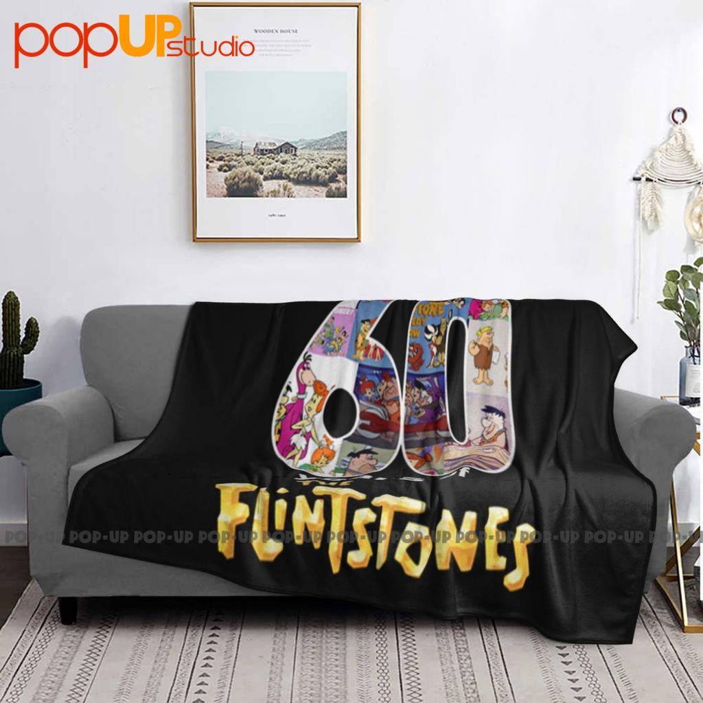 60 Years Of The Flintstone Thank You For The Memories Ultra-Soft Blanket Quilt Winter Sofa Cover Bed Covers