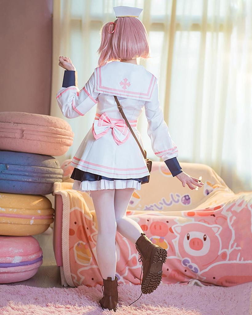 Blue Archive Serina Washimi Cosplay Halloween Blue Aka Nurse [milky Time]