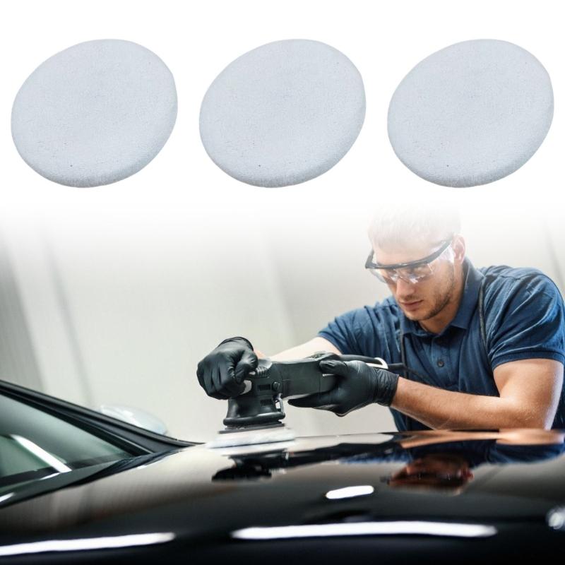 6Pieces Polishing Hoods Buffer Pads Car Polisher Bonnet For 5-6in/9-10in Cordless Car Buffers Compatible for Devices
