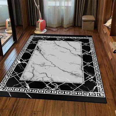 Nuovo Tappeto Stile Cinese Soggiorno Decorazione Tappetino di Lusso Grande Formato Nero Camera da Letto Salotto Antiscivolo Morbido Tappeto Lavabile