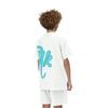 Pantaloncini Sportivi Estivi per Bambini Tuta Corta Pantaloncini Corti Stampa Lettere Crop