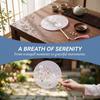 Bamboo Handle Silk Embroidery Fan Double-sided Embroidery Fan Ornaments Dance Fan  Wedding Events