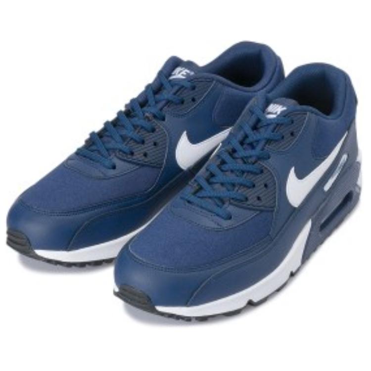 Nike Air Max 90 Ultra 2.0 Všestranné Pohodlné Tlumení Nárazů Nízké Tréninkové Boty Dámské tenisky Modré 869950-402