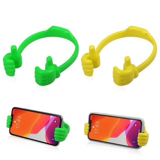 Thumb Up Cell Phone Holder Multi-Angle Adjustable Tablet Mount Desktop Smartphones Stands Fun Desk Accessory