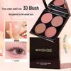 Mingxi Zhi Multi-Use Four-Color Blush & Nude Contour Palette for Low Saturation Makeup