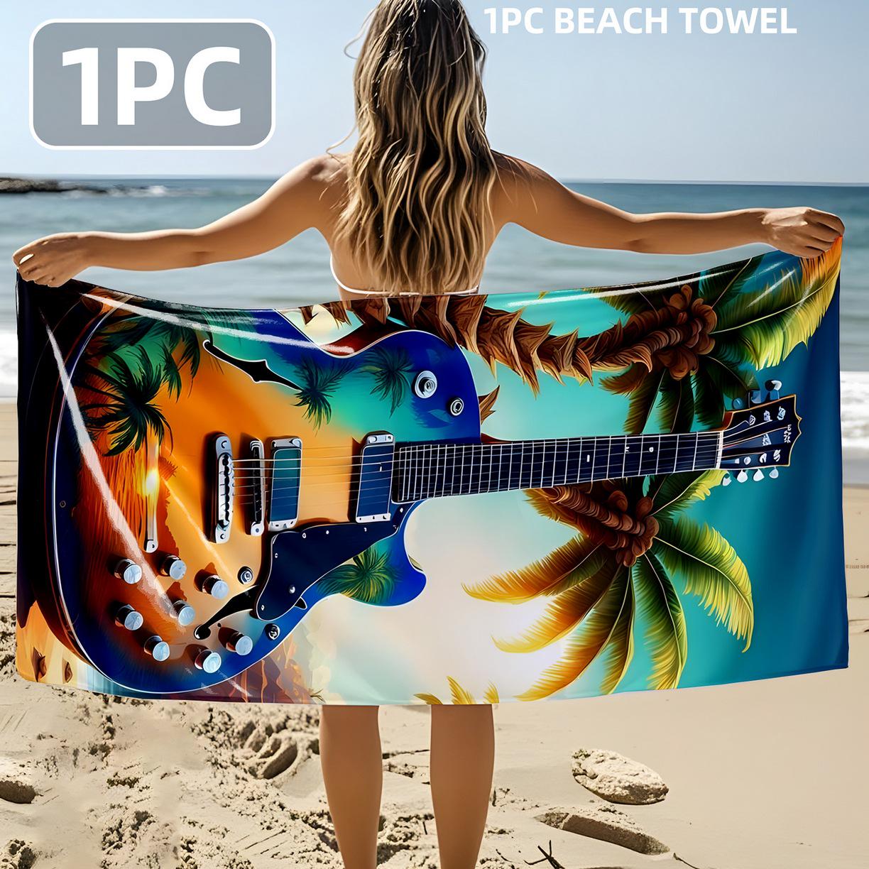 

2025 Floral Half-Drop Beach Towel