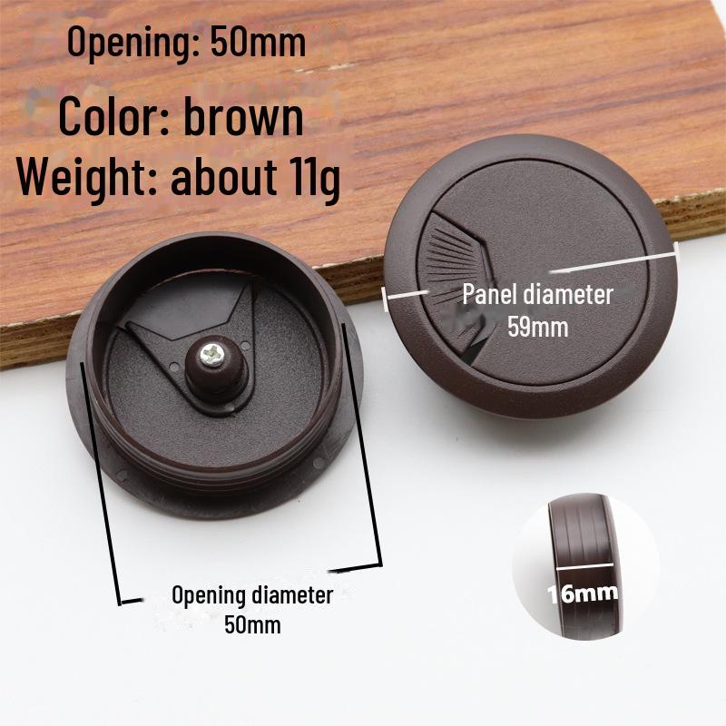 Desktop Cable Management Hole Cover - Decorative Round Sealing Ring