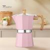 Moka konvička Espresso kávovar Snadné čištění Varná deska Kávovar Hliník Italský design Kubánský kávovar pro bohatou chuť