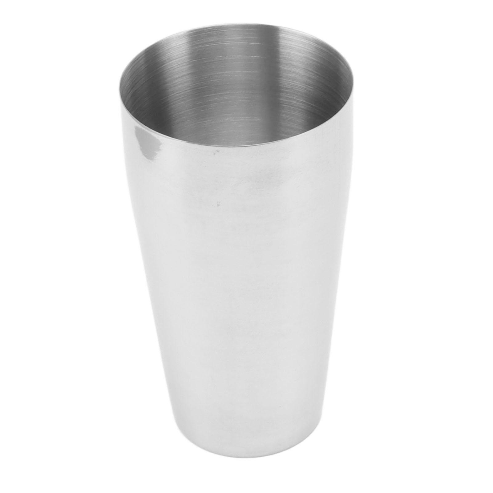 

Stainless Steel Cup Ice Cream Milkshake Mixing Durable Cup Thickening Metal Drinking Glasses for Bar L