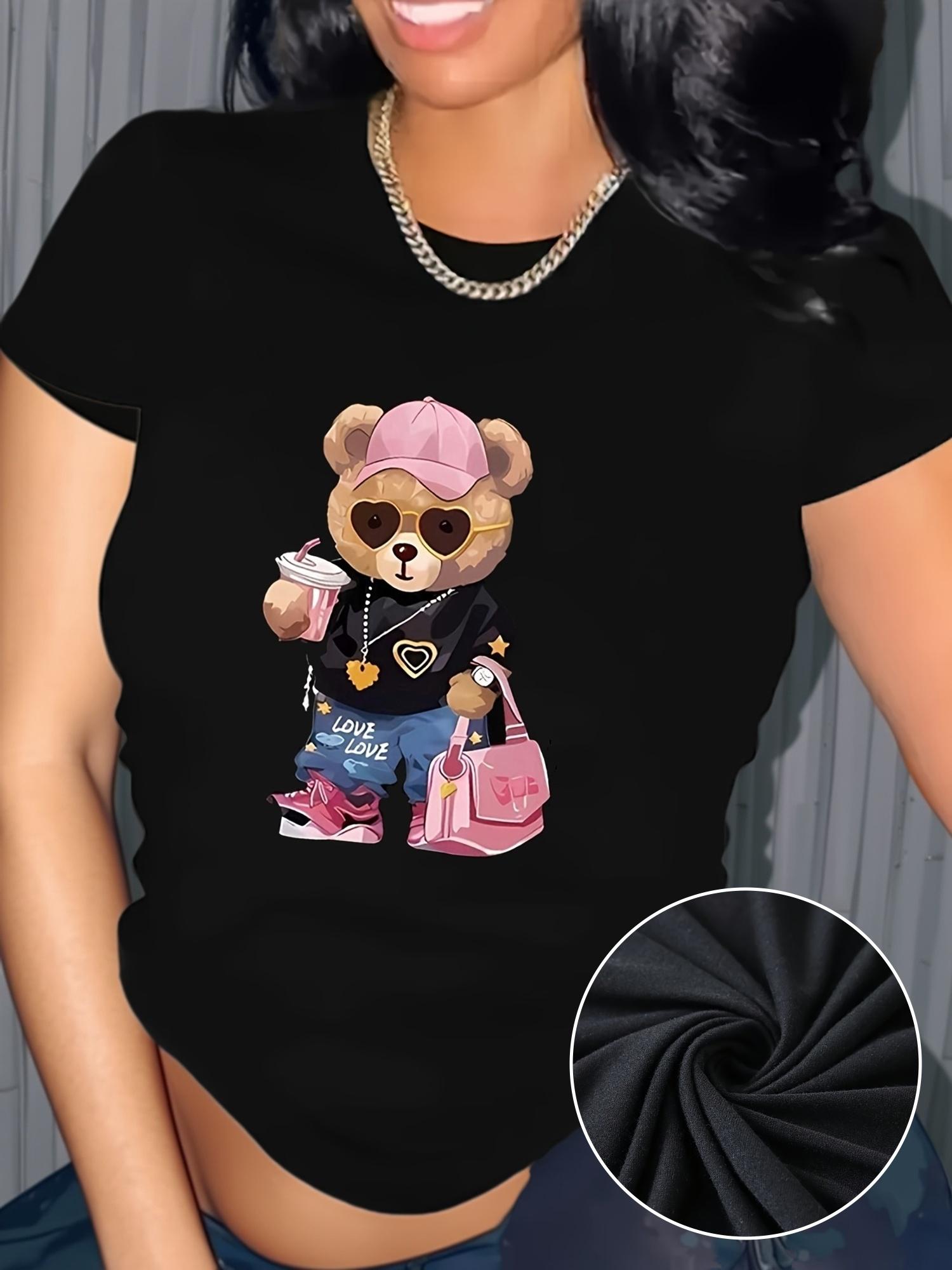 Cute Bear Graphic Tee XXXXL
