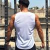 Quick Dry Bodybuilding Tank Tops Men Summer Casual Sleeveless Shirt Male Gym Fitness Singlet Stringer Training Clothing