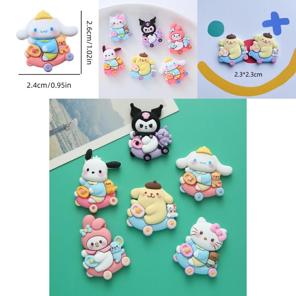 Cartoon Dog Car Tree Resin Accessories Cream Jelly Diy Phone Case Hairpin Water Cup Stationery Patch Material Characters)