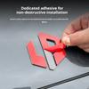 For Leapmotor C16 C10 Car Blackening Modification Logo Letters Front and Rear Badges Covering 3D Design Sticker