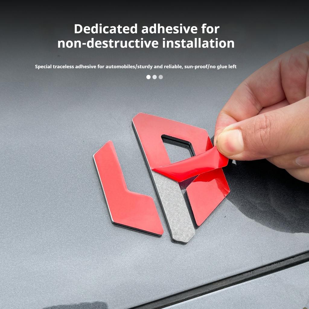 For Leapmotor C16 C10 Car Blackening Modification Logo Letters Front and Rear Badges Covering 3D Design Sticker