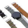 NATO One-Piece Nylon Canvas Watch Strap - Fine Woven Solid Color, 18/20/22mm