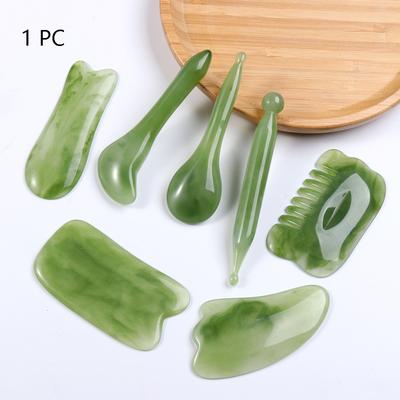 Multi-Form Gemischt Gesundheitswesen Gesichtsentspannend Gesichtsmassagegerät Gua Sha Brett Natürliches Harz