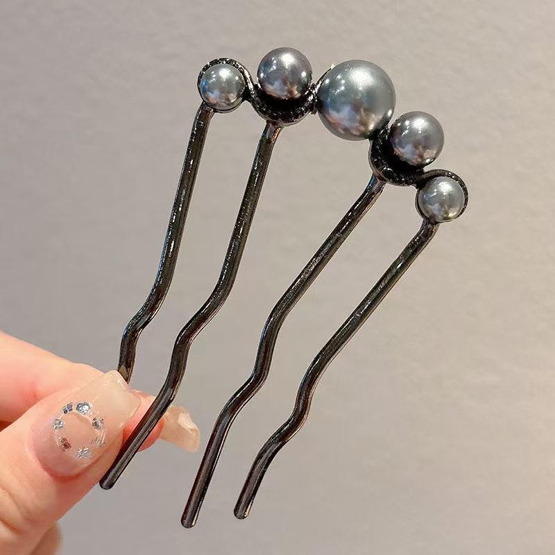 

Элегантная шпилька для волос в форме буквы U с магнолией: Высококачественная прическа пучок в китайском стиле, аксессуар для волос к ципао.