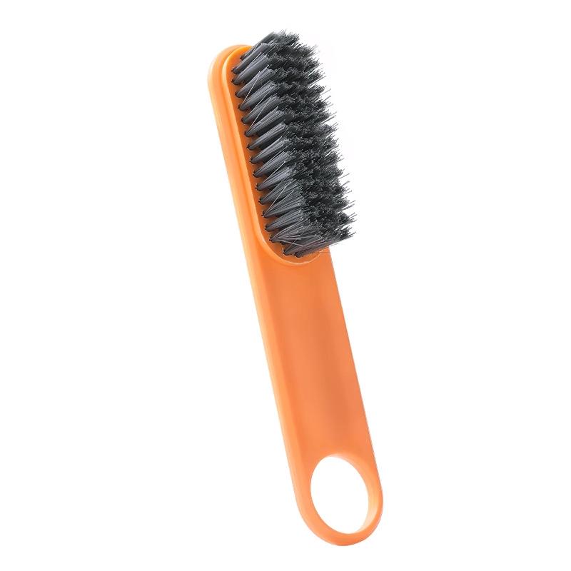 Long-Handled Universal Shoe Brush - Gentle On Shoes, Practical Hard Bristle Shoe & Laundry Cleaner