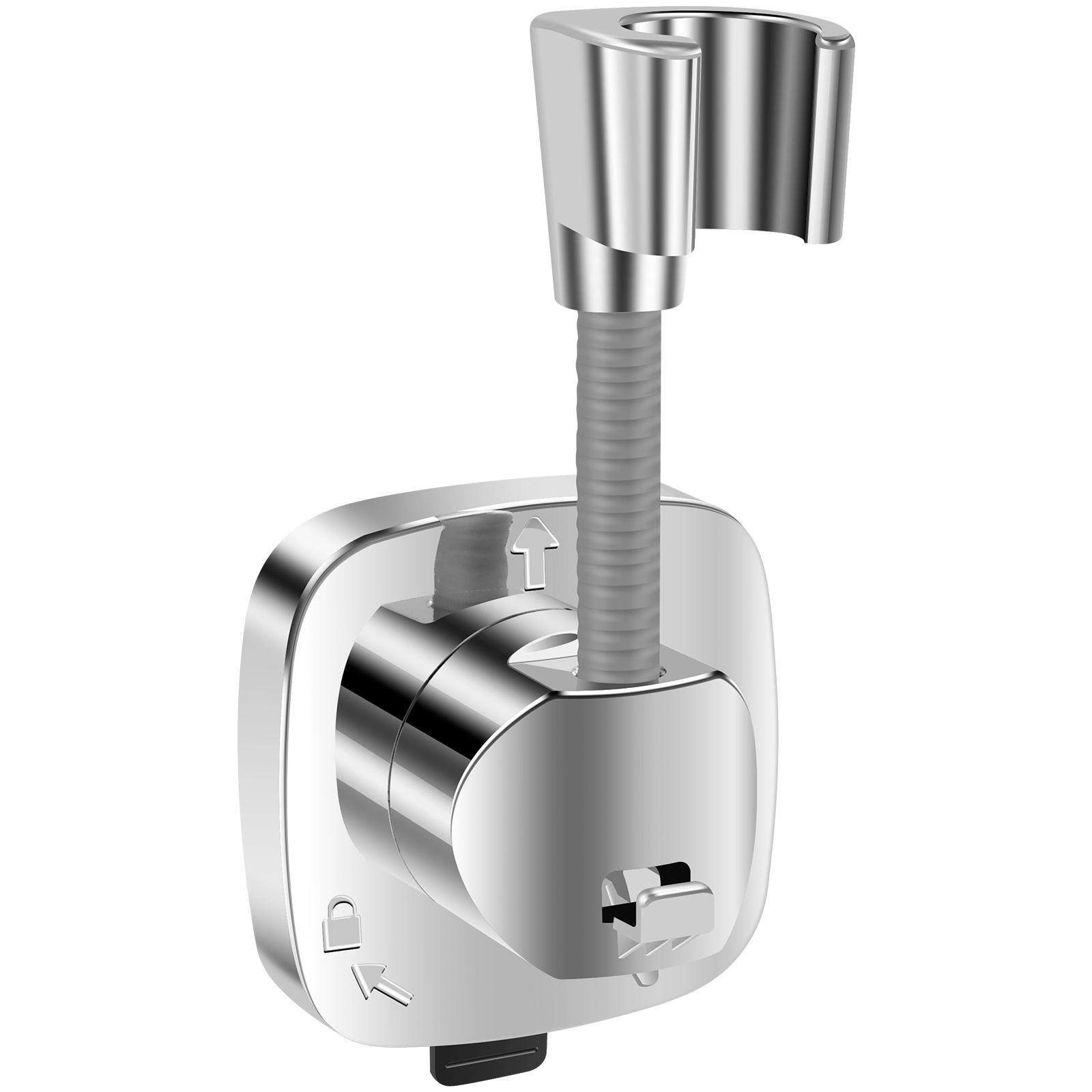 Suction Cup Shower Head Support 360° Adjustable Wall Mounted No Drill Universal Handheld Shower Holder Bathroom Accessories