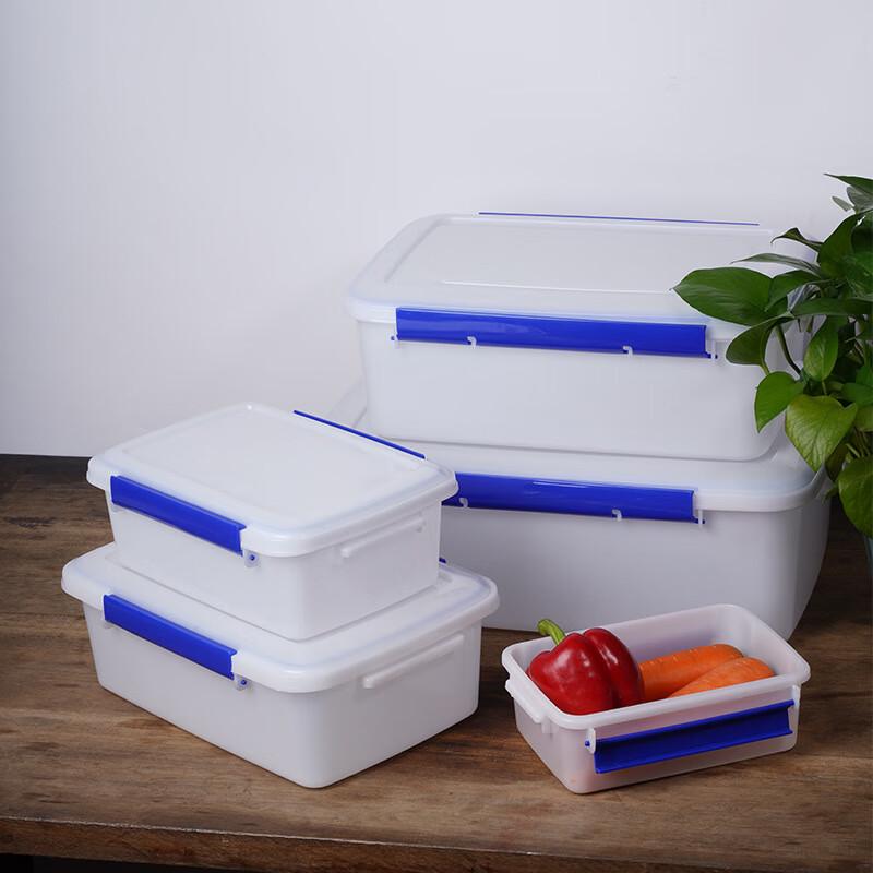 Huimeile White Food Storage Container with Buckle