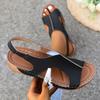 Plus-size Shoes Women's Thick-soled Sandals and Style-stitched Shoes