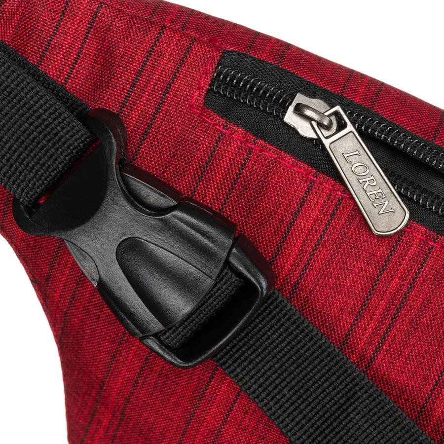 Kompaktowa Saszetka Sportowa Wykonana Z Poliestru W Czerwonym Kolorze