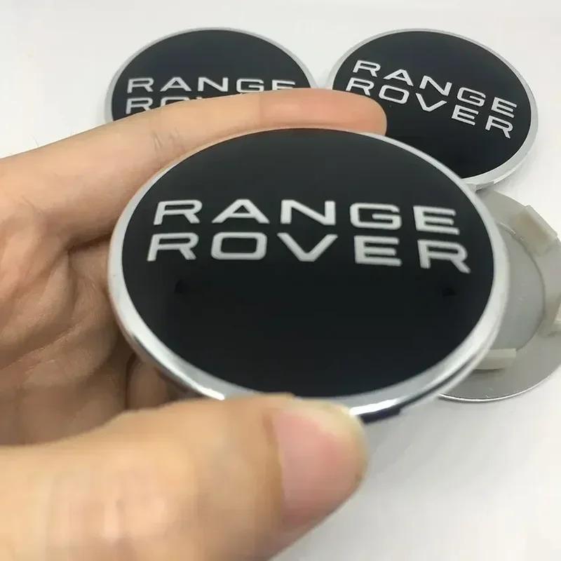 4pcs 62mm For Land Rover RANGE ROVER LR2 LR3 LR4 RANGE Wheel Center Hub Caps Cover Emblem logo Sport Decorative fittings XS2
