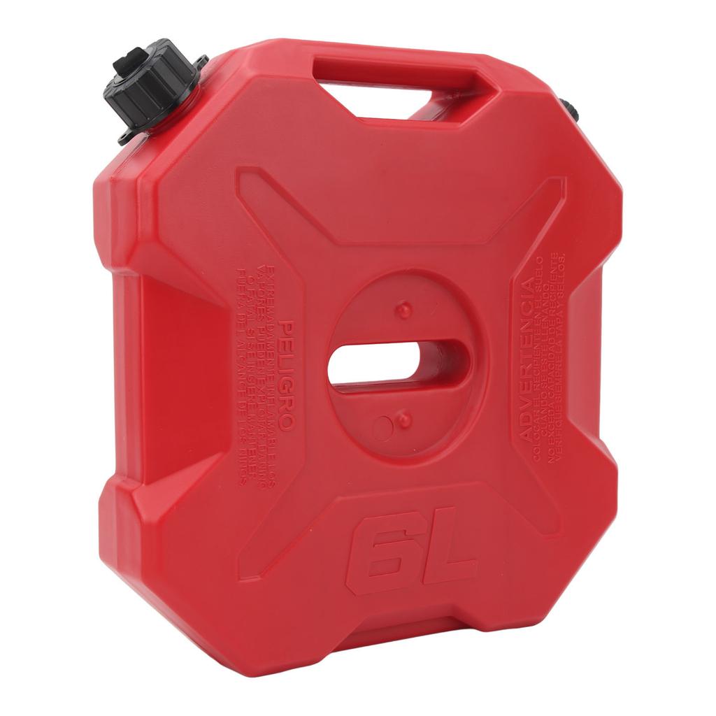 Fuel Oil Petrol Storage Tank Red Large Storage Capacity Portable Rugged For Cars Motorbikes UTV ATV Off Road Vehicles
