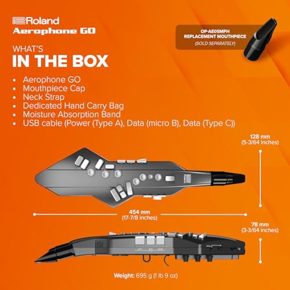 Roland /AE-05 Aerophone GO Aerophone Digital Wind Instrument
