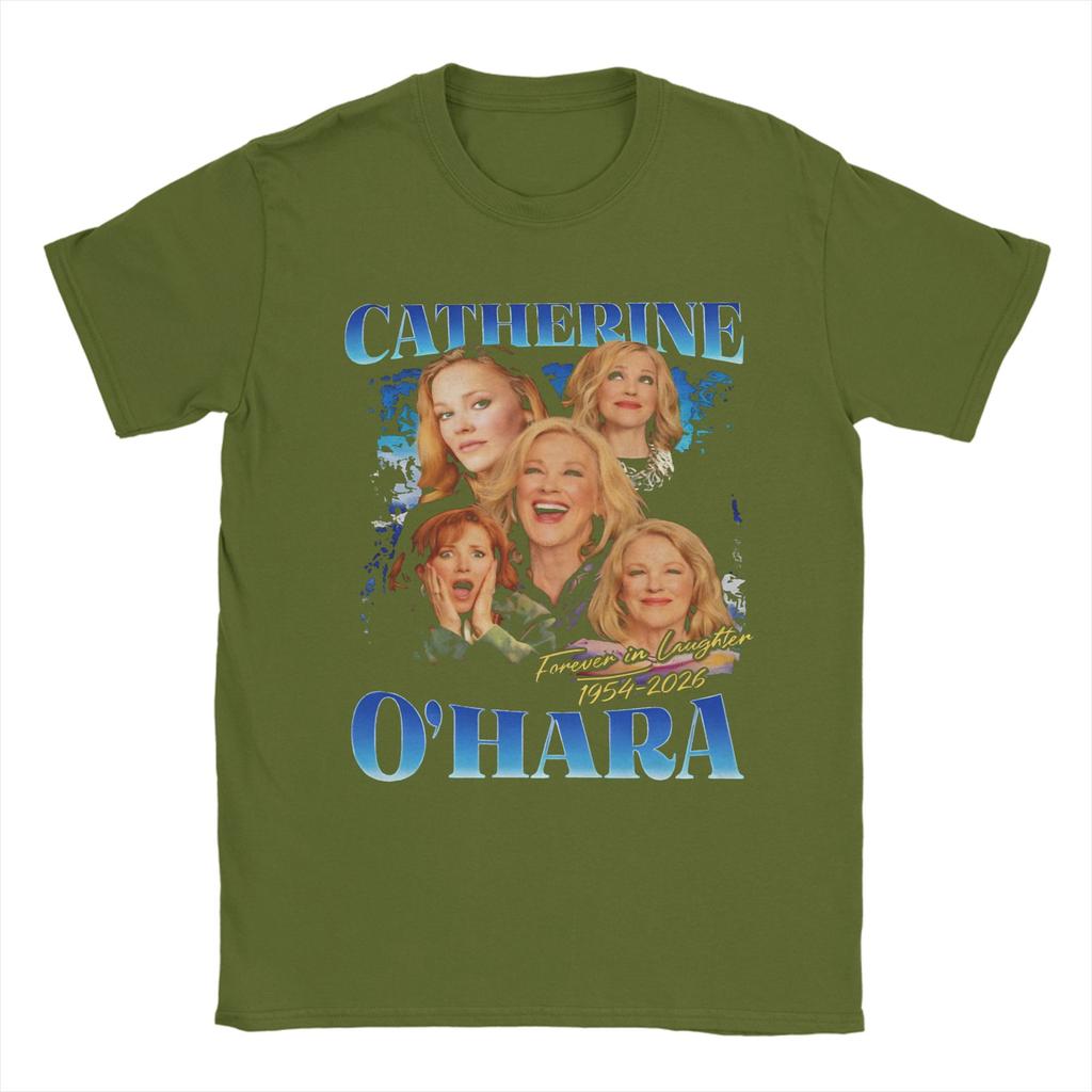 Vintage Catherine Ohara T Shirt Beach Novelty TShirts Adult 100 Cotton Breathable Plus Size 5XL Top Tees ShortSleeved Tshirt
