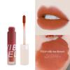 VIBELY Fumo Leggero Opaco Velluto Opaco Lip Slush Impermeabile Lunga Durata Lucidalabbra Bianco