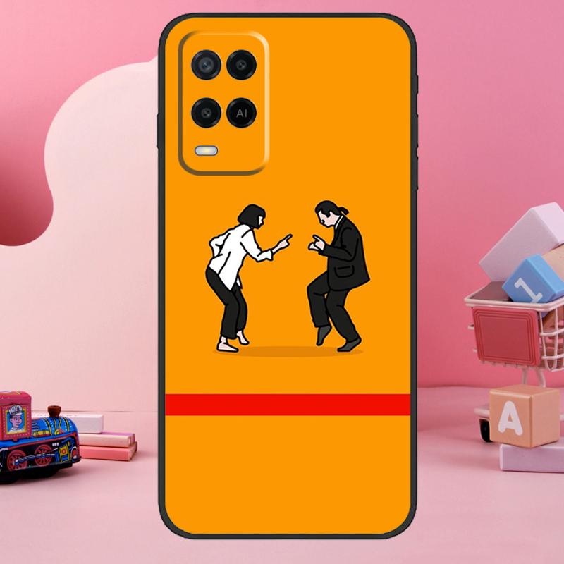 Pulp Fiction Case For OPPO A57s A17 A16 A15 A54 A74 A76 A96 A52 A72 A5 A9 A31 A53 A77 A91 A93 A54s Cover