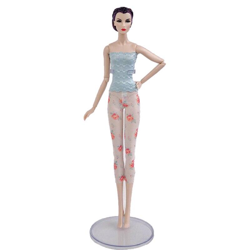 3 seturi/lot haine colorate pentru păpuși pentru ținute pentru păpuși Barbie Top din dantelă și pantaloni scurți Jambiere pentru păpuși Barbie 1/6 Accesorii pentru păpuși