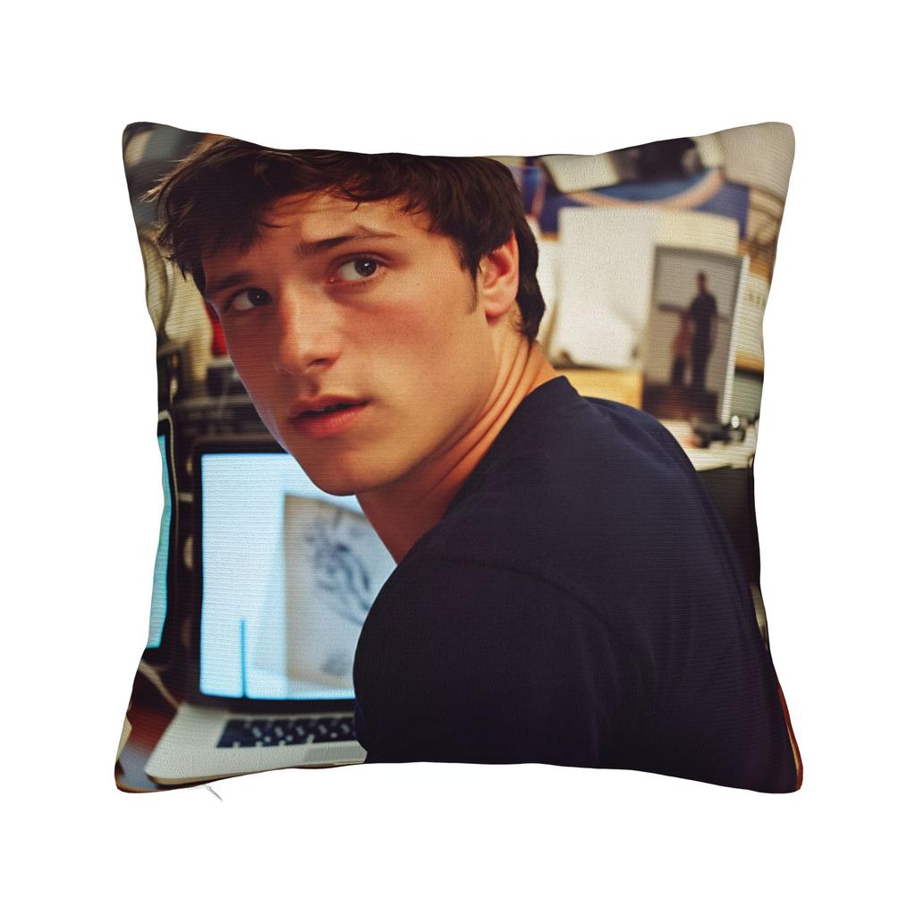 Josh Hutcherson Pillow Case  Square Pillow Cover For Living Room Sofa Fashion Cushion Cover