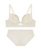 Geseueondeoweeo Aerocool Simple Bra And Panty Set - Beige