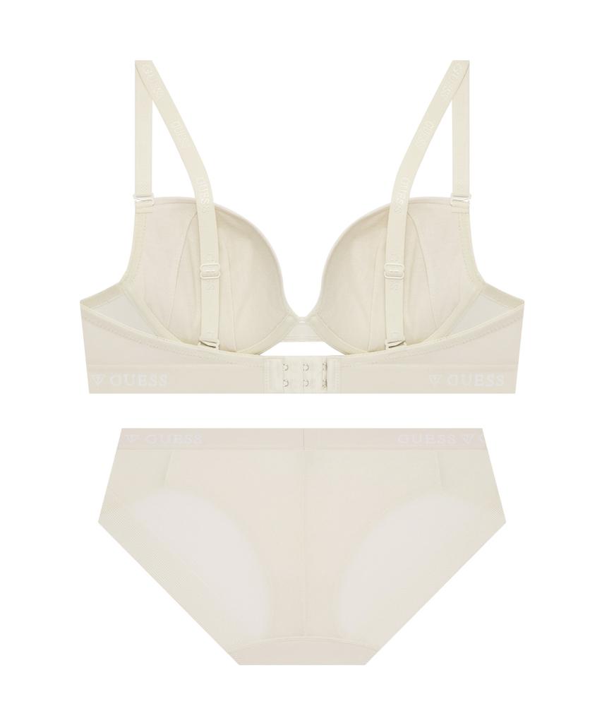 Geseueondeoweeo Aerocool Simple Bra And Panty Set - Beige