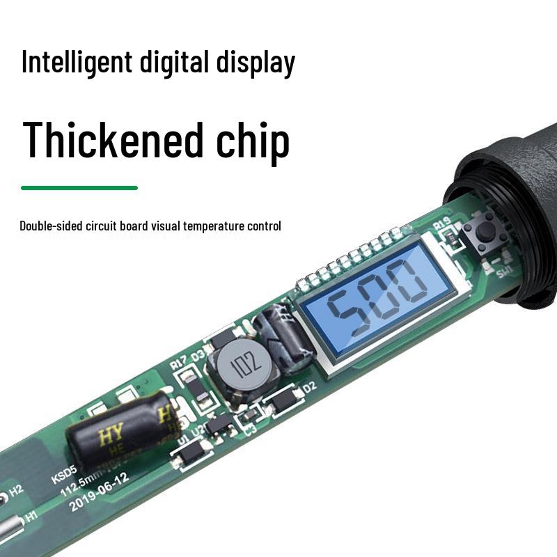 Digital Display Temperature Control Electric Soldering Iron Set for Home Repair & Welding