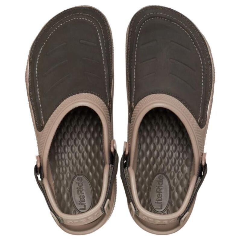 Crocs Fashion Breathable Versatile Simple Hole Shoes Men's Brown