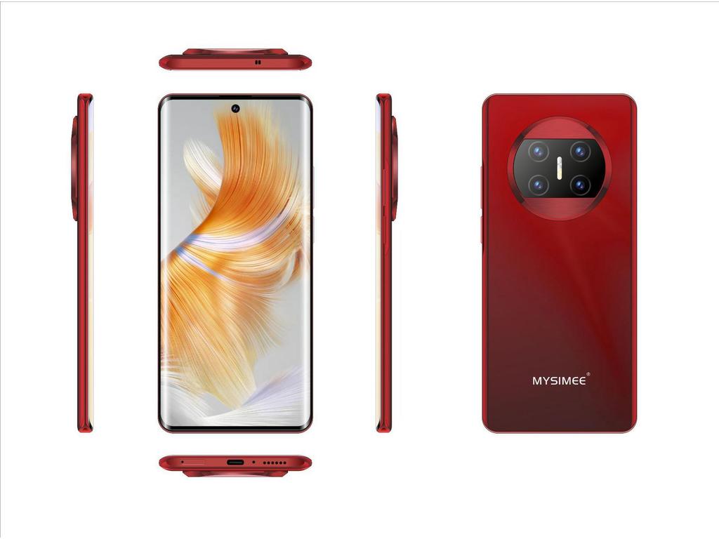 Premium Large-Curved Screen Smartphone - High-End Business Model