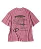 TRAVEL Reason Trail Pigment Short Sleeve T-Shirt Magenta