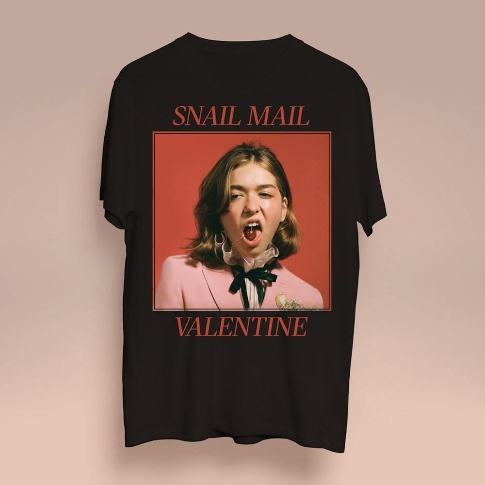 Snail Mail Small Valentine Shirt Funny Black Unisex S-5XL 1P0302 Unisex T-Shirt S