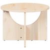Natural Coffee Table 50 x 50 x 35 cm Solid Pine Wood