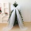 Handmade Organza Bow Christmas Tree Ornaments for Festive Home Décor