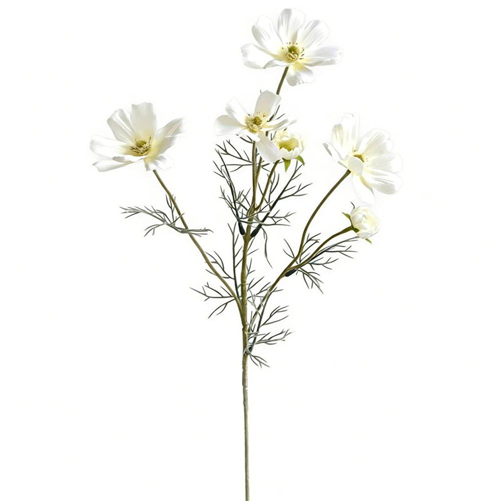 Samtmaterial Künstliche Seidenblume 60CM Länge Gerbera-Stil Kunstseidenblume Beflockung Cosmos Künstliche Blume