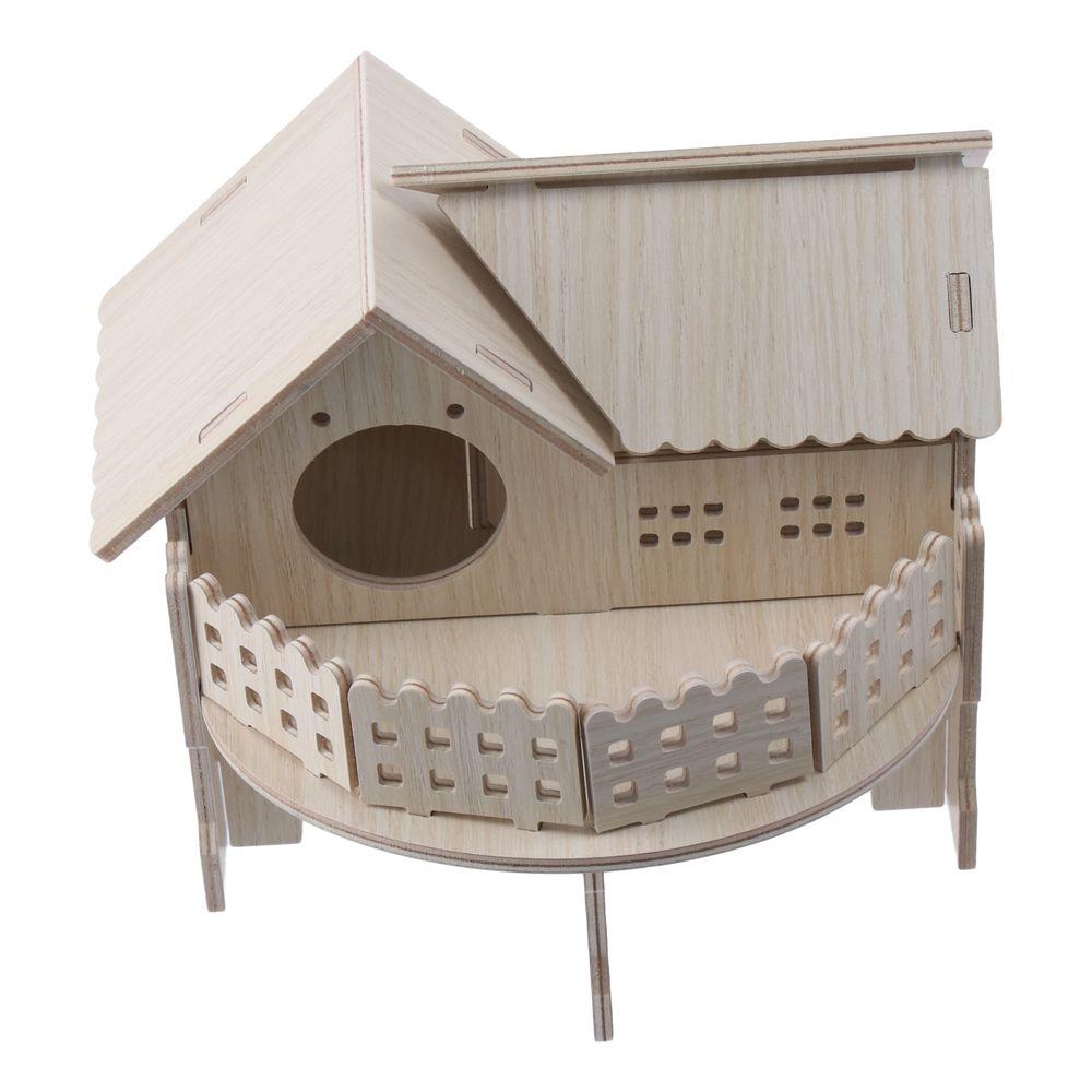 

Деревянные качели для хомяка, качели, маленькое гнездо, деревянная маленькая вилла, игрушки, спальное гнездо для хомяка