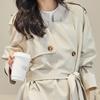 Women's British Style Double-Breasted Trench Coat