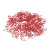 100 PCS Red Color Pepper Shaped Cute Decorative Paper Clip with Transparent Box for Office