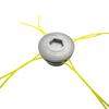 Universal Aluminum Trimmer Head With Four String Set Garden Grass Brush Cutter Accessories Durable Strimmer Head For Lawn Mower